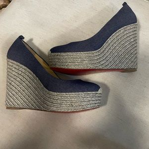 Authentic Louboutin wedges